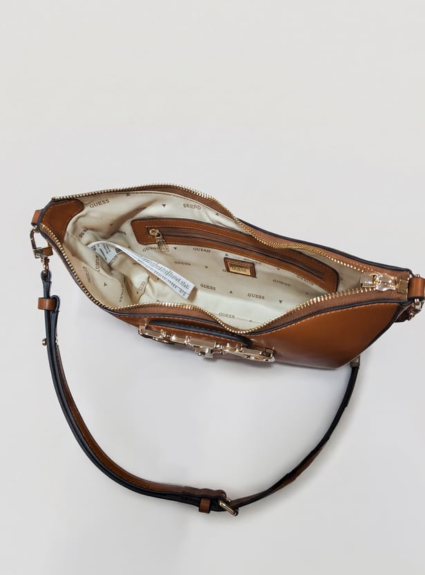 GUESS Solid Shoulder Bag