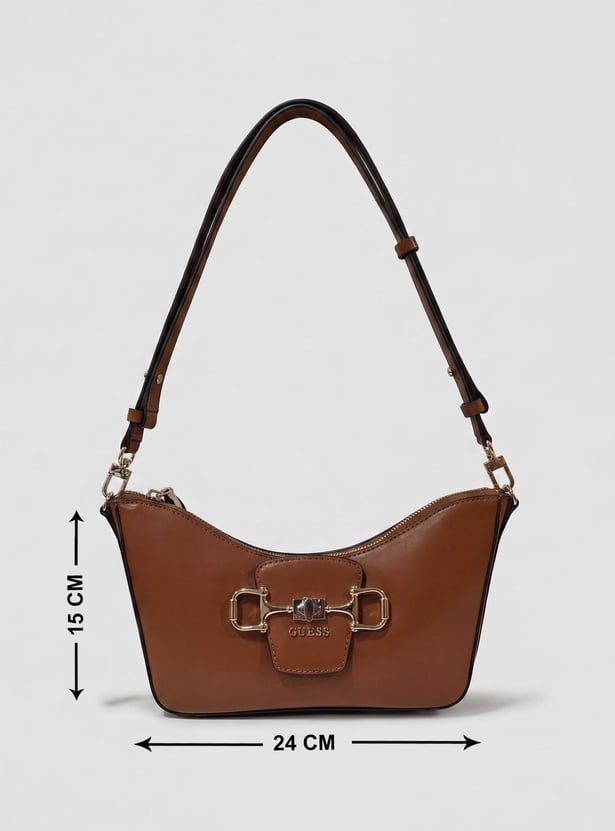 GUESS Solid Shoulder Bag