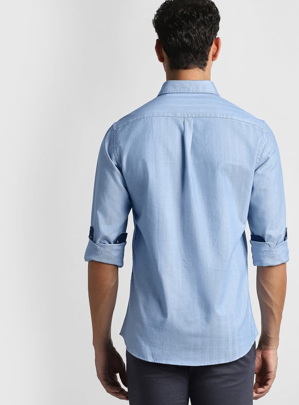 VH SPORTS Solid Slim Fit Shirt