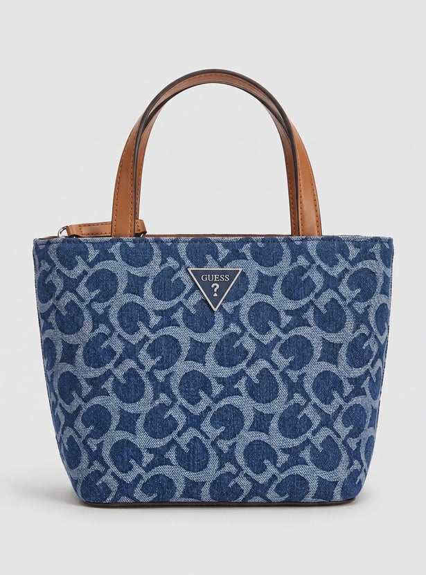 GUESS Embossed Handheld Bag