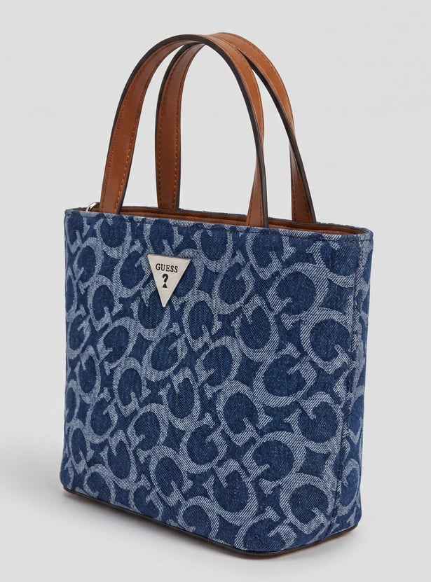 GUESS Embossed Handheld Bag