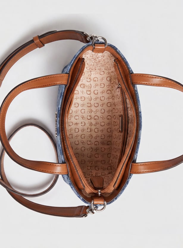 GUESS Embossed Handheld Bag