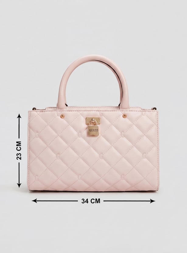 GUESS Quilted Handheld Bag