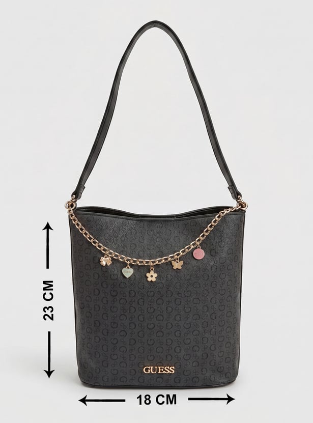 GUESS Textured Shoulder Bag