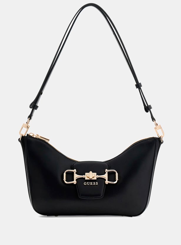 GUESS Metal-Accent Hobo Bag