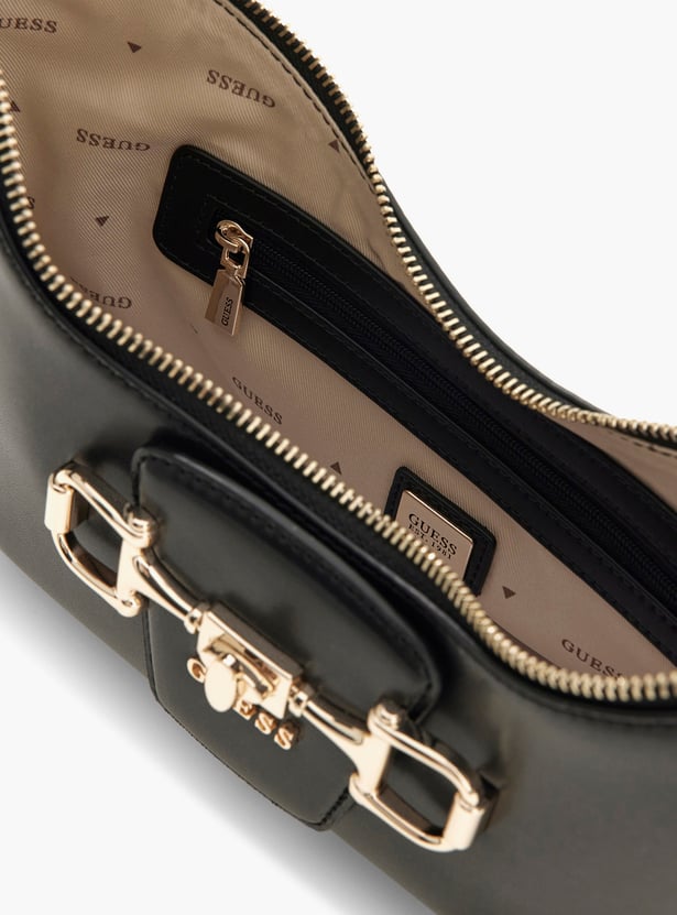 GUESS Metal-Accent Hobo Bag