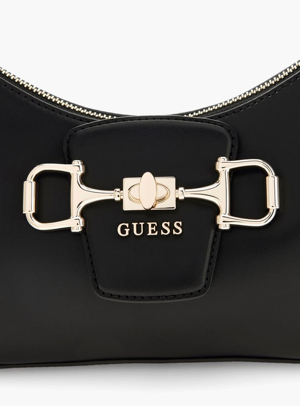 GUESS Metal-Accent Hobo Bag