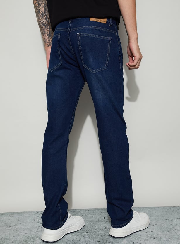 DENIMIZE Washed Slim Tapered Jeans