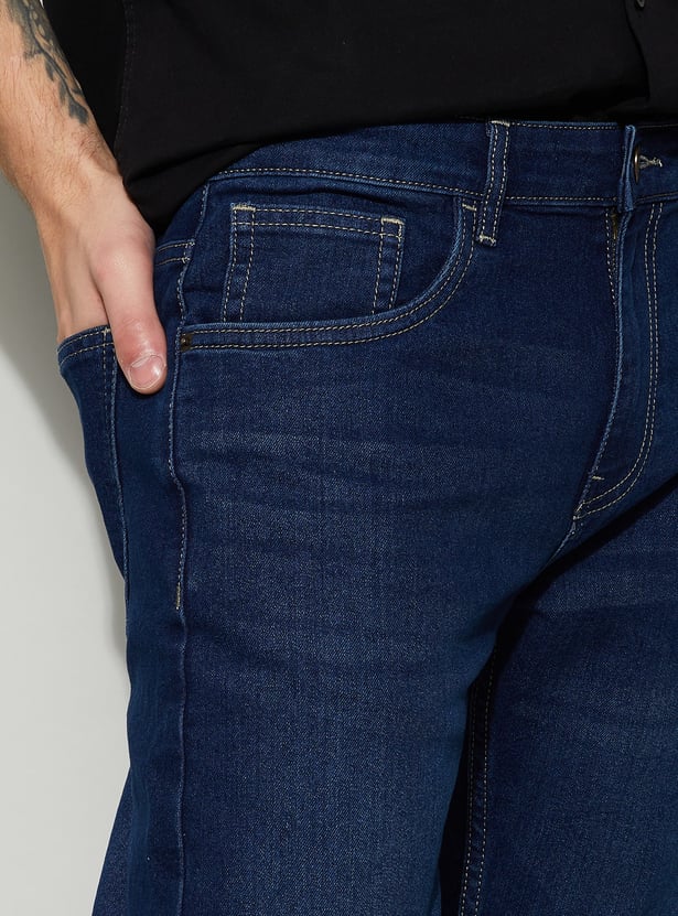 DENIMIZE Washed Slim Tapered Jeans