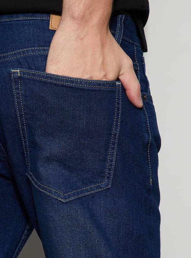 DENIMIZE Washed Slim Tapered Jeans
