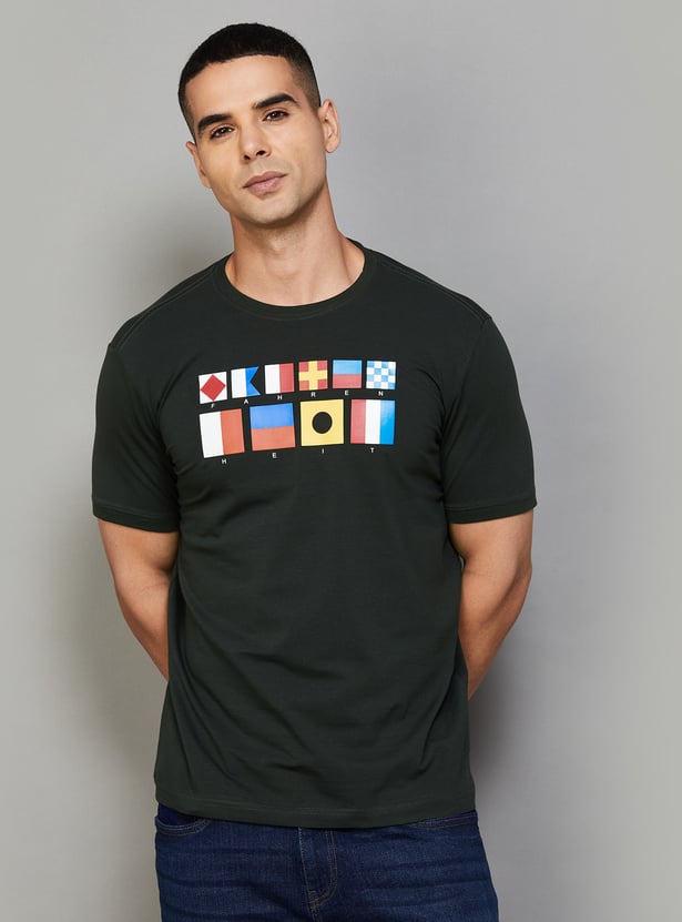 FAHRENHEIT Printed T-shirt