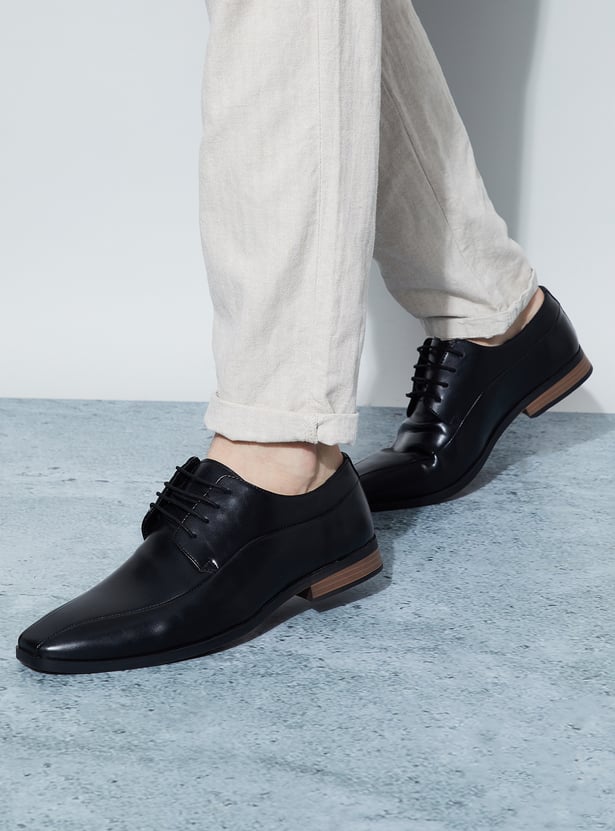 CODE Square Toe Derby Shoes