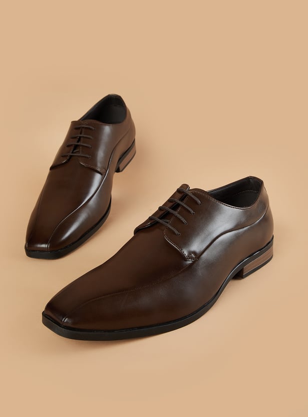CODE Square Toe Derby Shoes