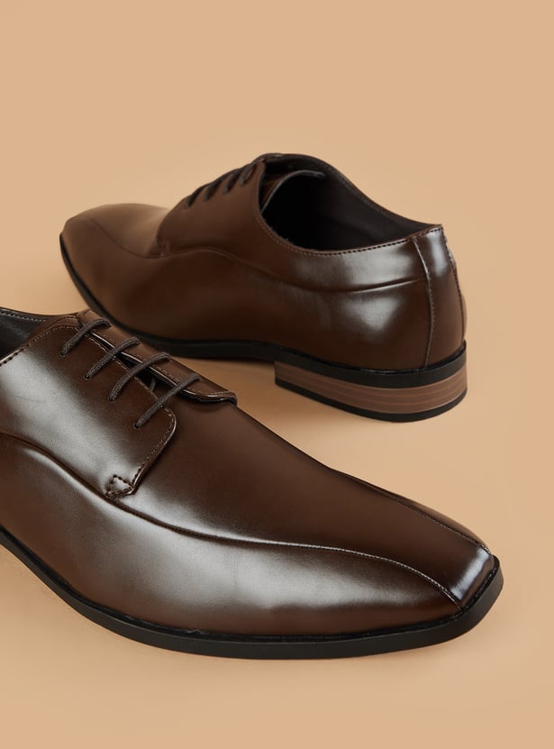CODE Square Toe Derby Shoes