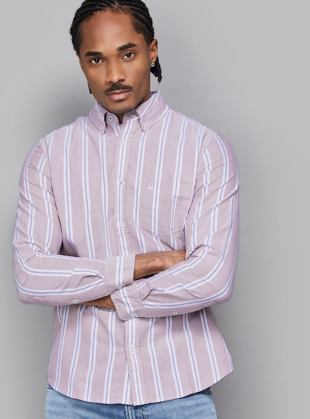 UNITED COLORS OF BENETTON Striped Regular Fit Shirt