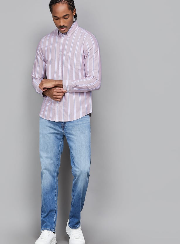 UNITED COLORS OF BENETTON Striped Regular Fit Shirt