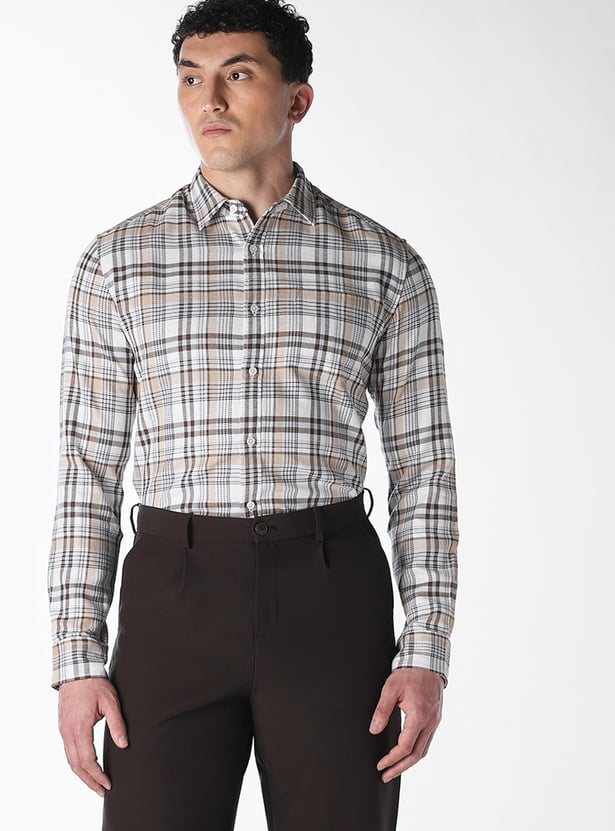 JACK & JONES Checked Regular Fit Shirt