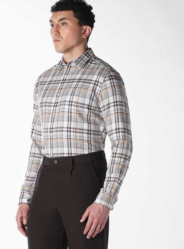 JACK & JONES Checked Regular Fit Shirt