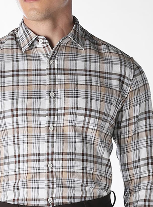JACK & JONES Checked Regular Fit Shirt