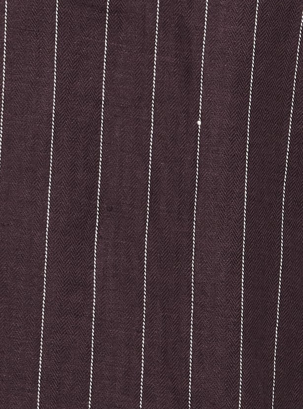 ALLEN SOLLY Striped Slim Fit Shirt