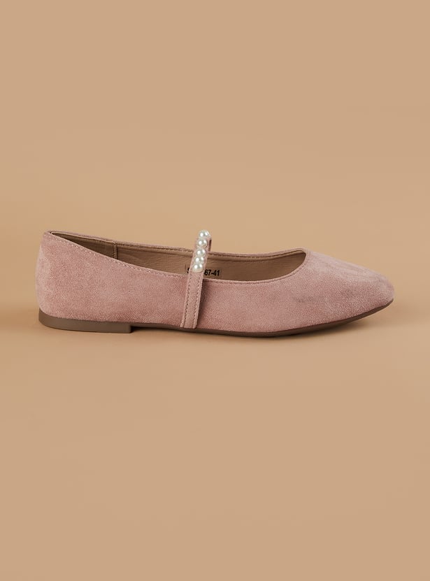 GINGER Embellished Ballerinas
