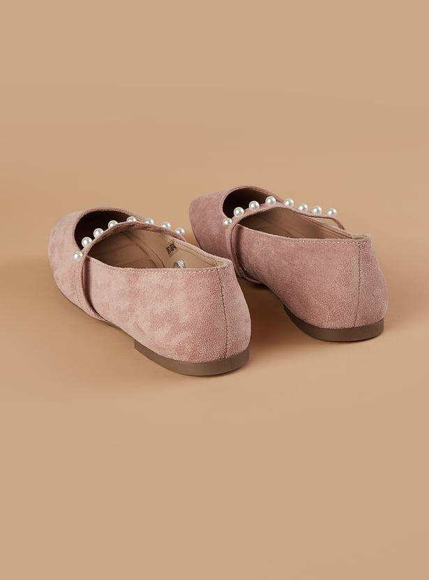 GINGER Embellished Ballerinas