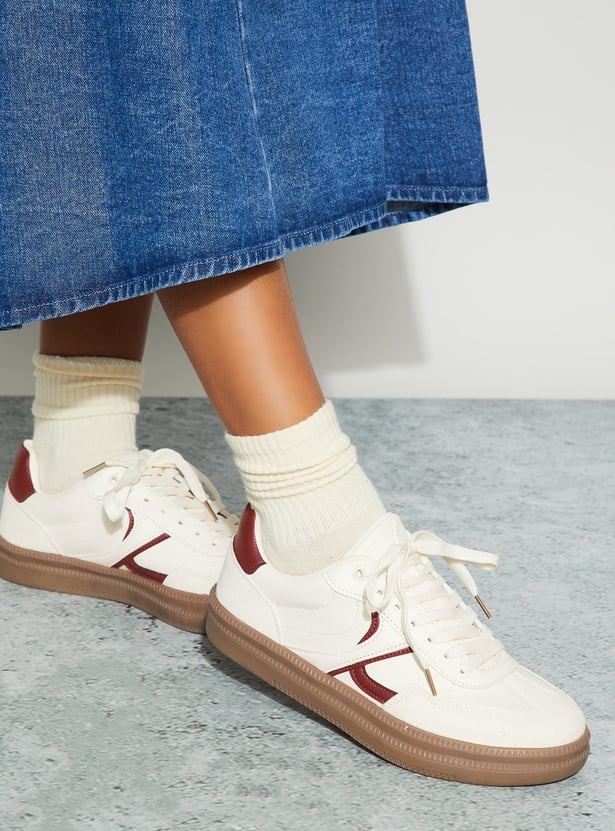 GINGER Contrast Overlay Sneakers