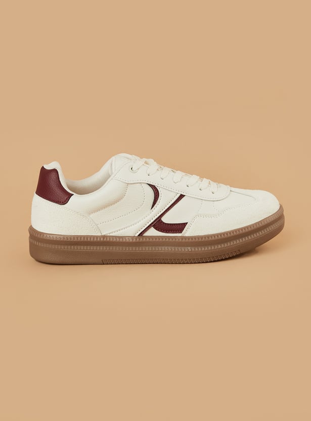 GINGER Contrast Overlay Sneakers
