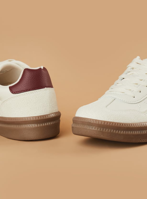 GINGER Contrast Overlay Sneakers