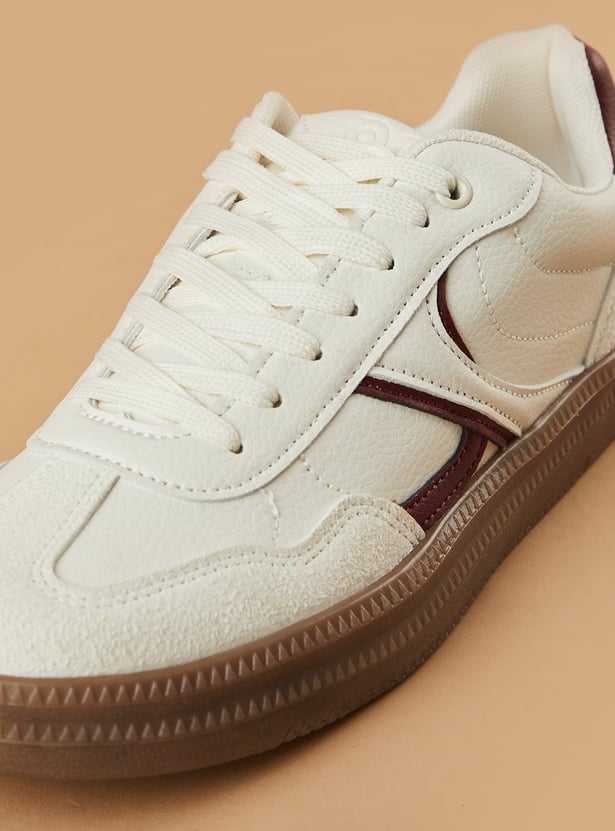 GINGER Contrast Overlay Sneakers