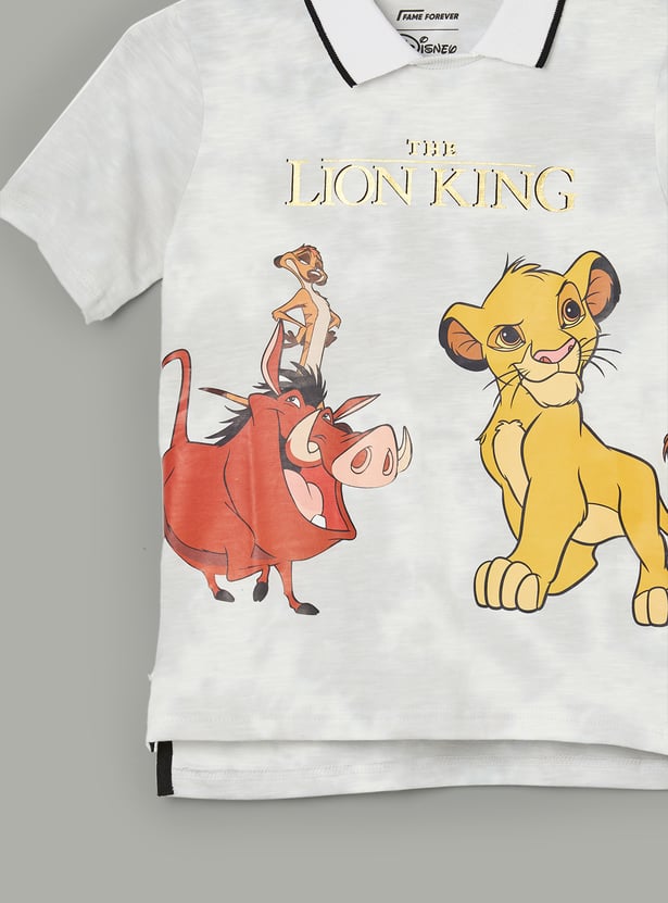 FAME FOREVER Boys Lion King Polo T-shirt