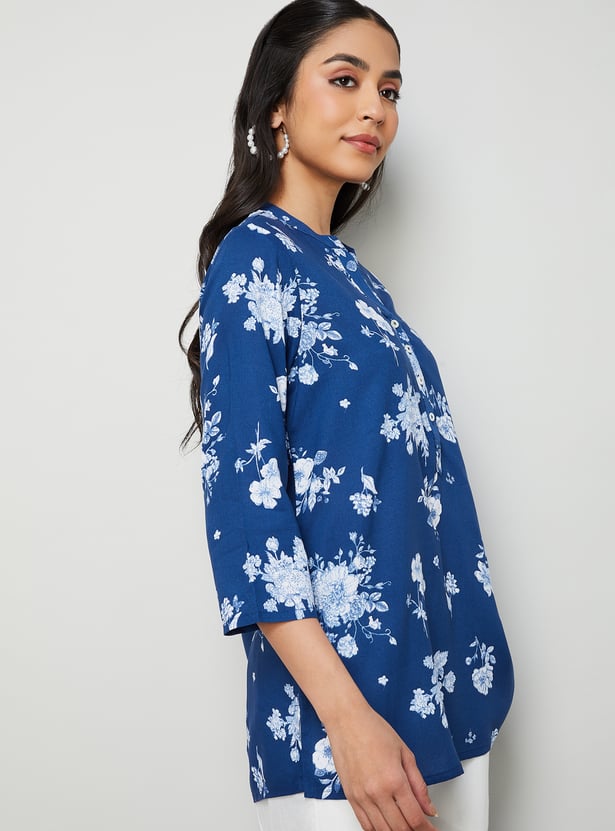 COLOUR ME Floral Straight Kurti