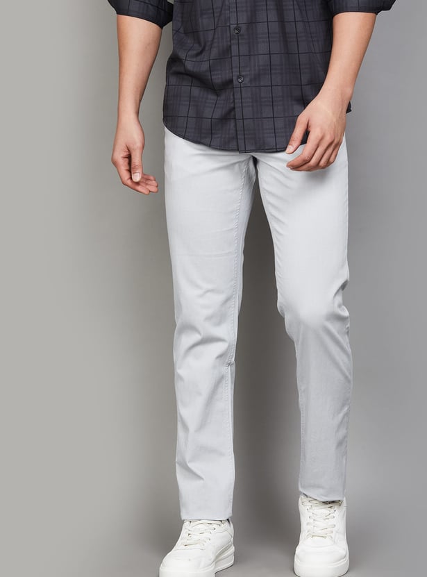LP SPORT Solid Slim Fit Trousers