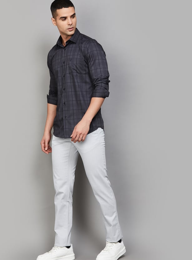 LP SPORT Solid Slim Fit Trousers