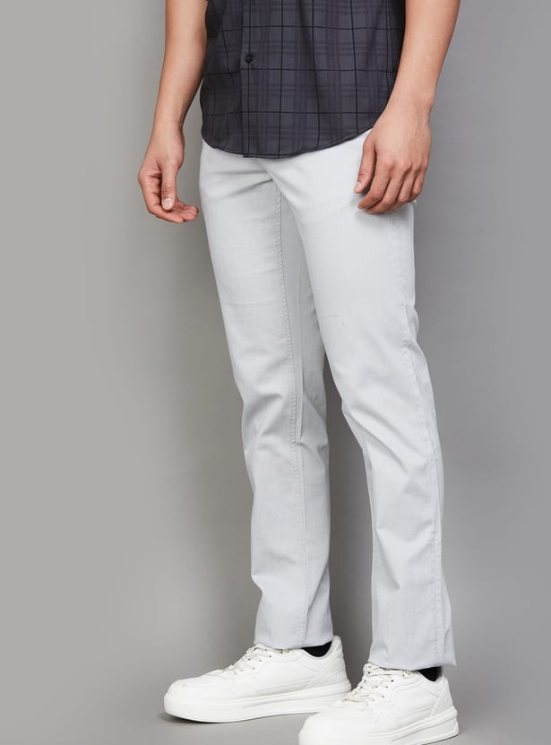 LP SPORT Solid Slim Fit Trousers