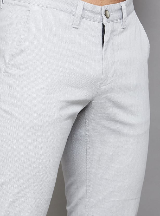 LP SPORT Solid Slim Fit Trousers