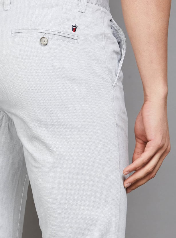LP SPORT Solid Slim Fit Trousers