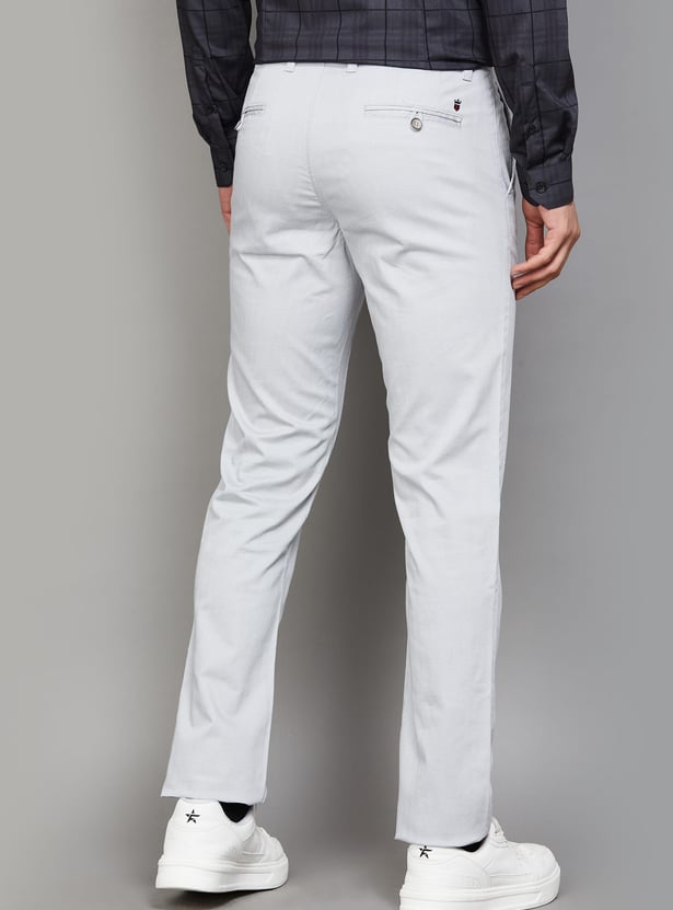 LP SPORT Solid Slim Fit Trousers