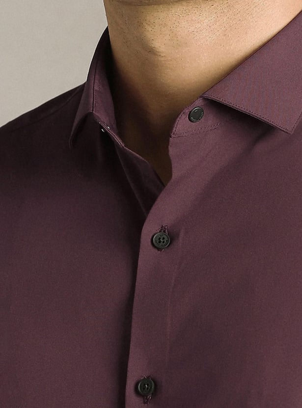 LOUIS PHILIPPE Solid Slim Fit Formal Shirt