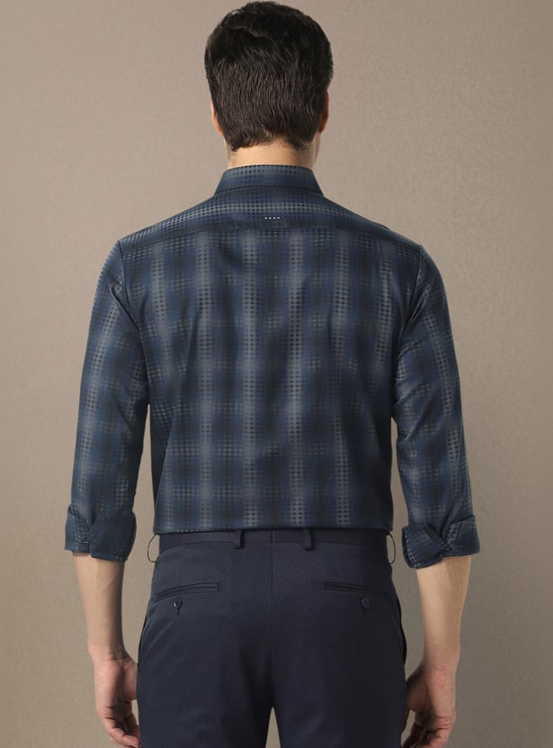 LOUIS PHILIPPE Textured Slim Fit Formal Shirt