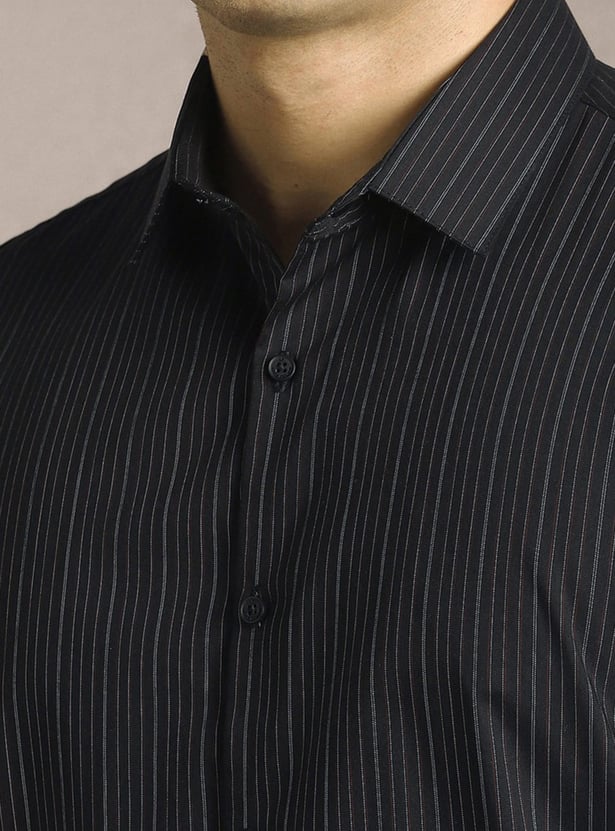 LOUIS PHILIPPE Striped Super Slim Formal Shirt