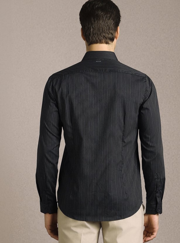 LOUIS PHILIPPE Striped Super Slim Formal Shirt