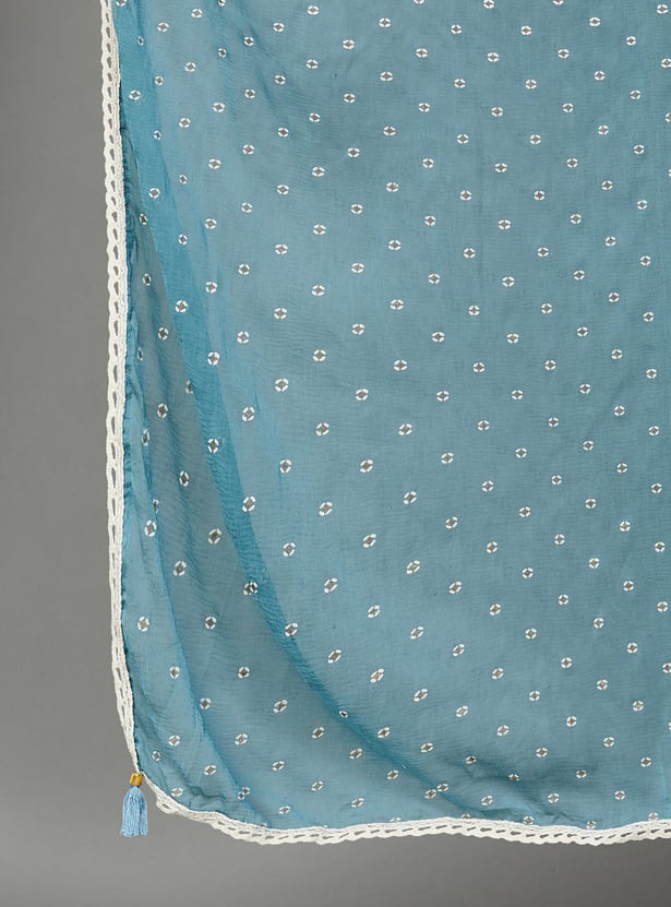 SPAN Embossed Print Dupatta