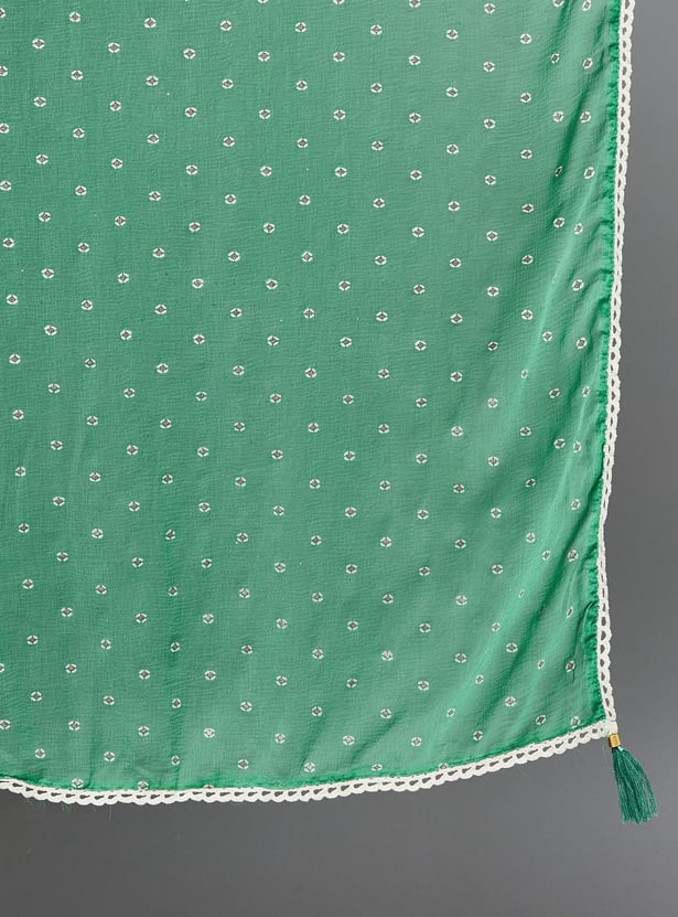 SPAN Floral Print Dupatta