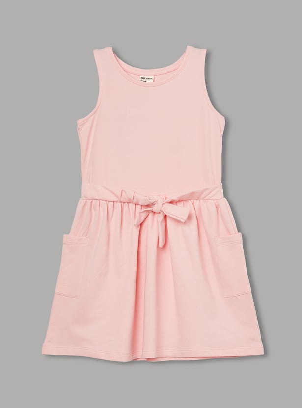 FAME FOREVER Girls Stitch and Angel Dress with T-shirt