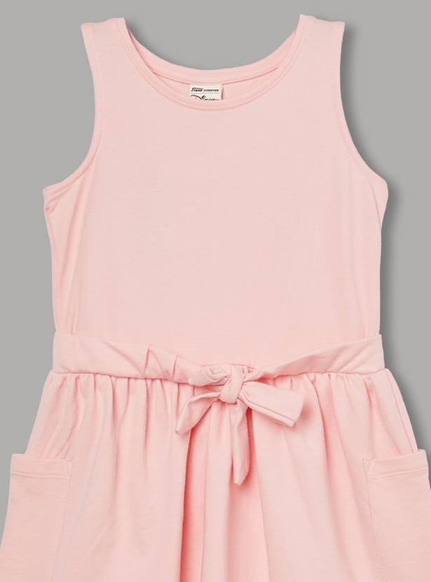 FAME FOREVER Girls Stitch and Angel Dress with T-shirt