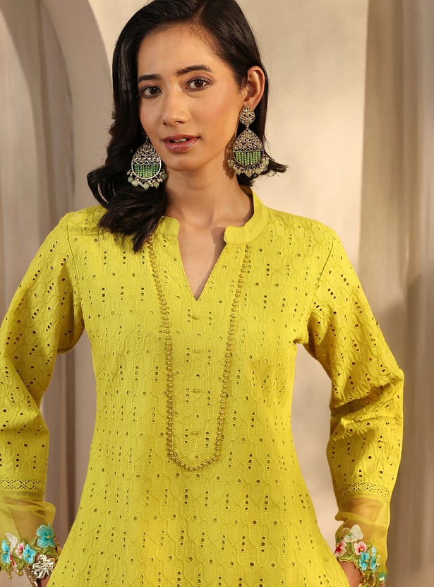 LIBAS Embroidered Kurta Set