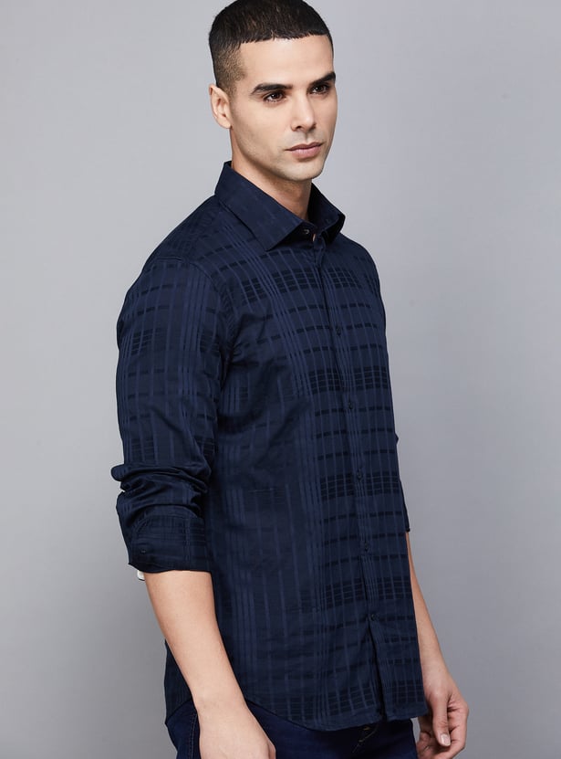 RARE RABBIT Checked Regular Fit Shirt