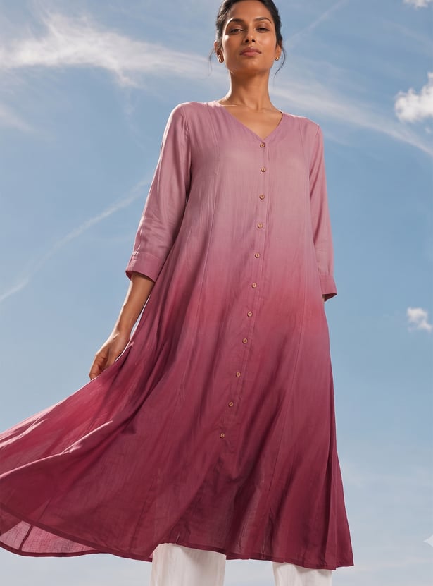 MELANGE Ombre Flared Kurta