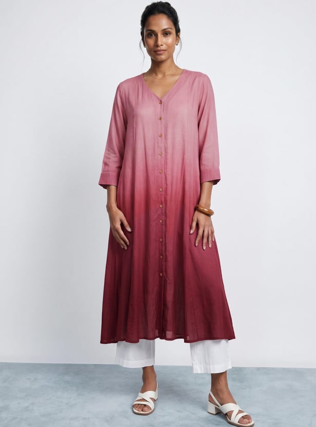 MELANGE Ombre Flared Kurta